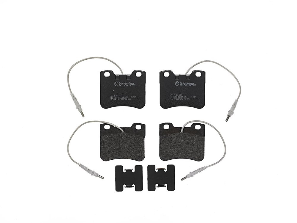 BREMBO Brake pad set PRIME LINE incl. wear warning contact P 61 047 Brake pads,Brake pad set, disc brake PEUGEOT,CITROËN,106 II Schrägheck (1A_, 1C_)