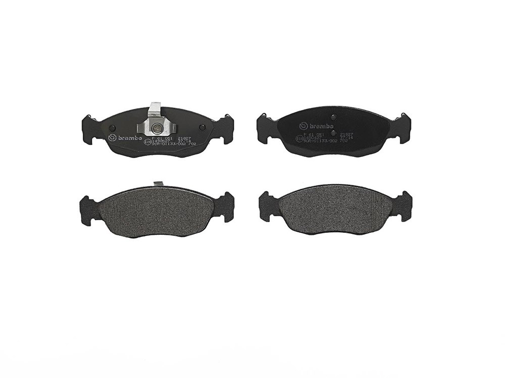 BREMBO Brake pad set PRIME LINE excl. wear warning contact P 61 051 Brake pads,Brake pad set, disc brake PEUGEOT,CITROËN,106 II Schrägheck (1A_, 1C_)
