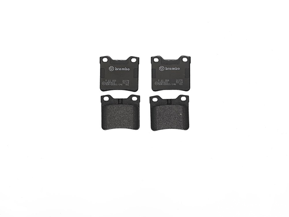 BREMBO Brake pad set PRIME LINE excl. wear warning contact P 61 058 Brake pads,Brake pad set, disc brake PEUGEOT,607 (9D, 9U),406 (8B),406 Coupe (8C)