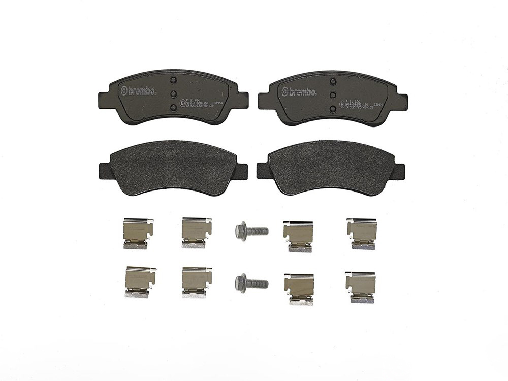 BREMBO Brake pad set OPEL,PEUGEOT,CITROËN P 61 066 8333D1213,1610489680,1611140680 1611293980,1613192280,1613193280,1617282980,1637014580,1682206780