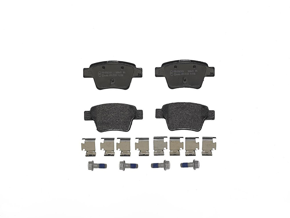 BREMBO Brake pad set PEUGEOT,CITROËN P 61 080 1607961680,1611456780,1611457280 1617272480,425322,425325,425398,425399,425437,425476,E172286,ZQ92343280