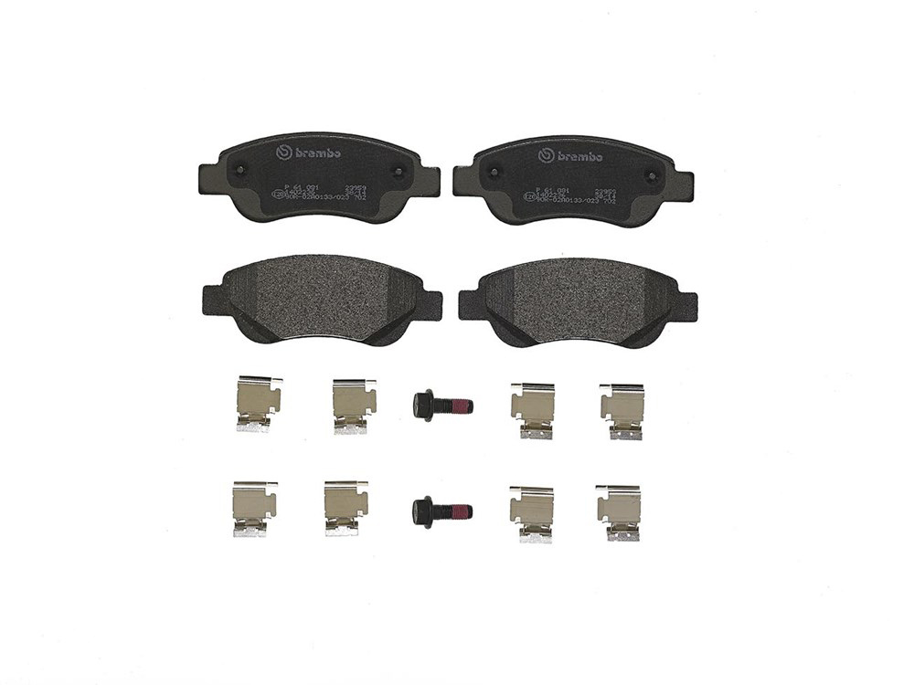 BREMBO Brake pad set PEUGEOT,TOYOTA,CITROËN P 61 081 1611456980,1617264880,1678168380 425327,425328,425474,435326,E172283,1014002676,4048018400,425327