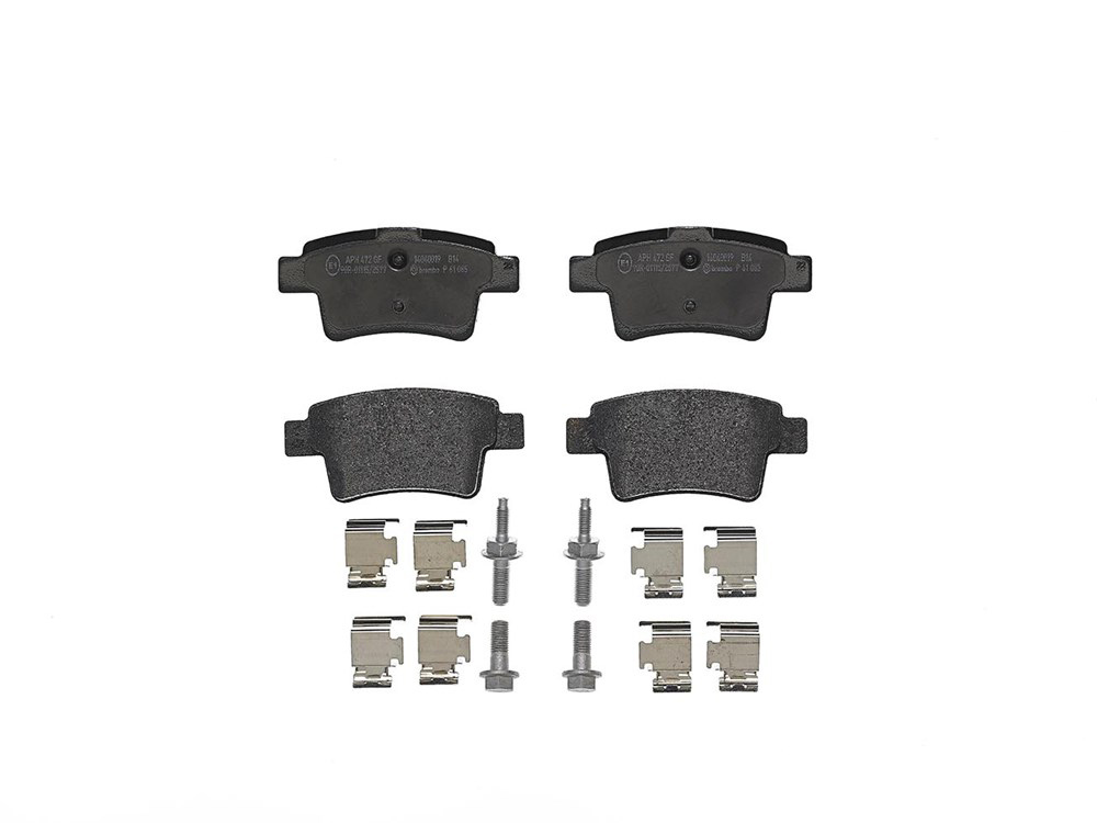 BREMBO Brake pad set PRIME LINE excl. wear warning contact P 61 085 Brake pads,Brake pad set, disc brake PEUGEOT,CITROËN,408,C4 Picasso I (UD_)