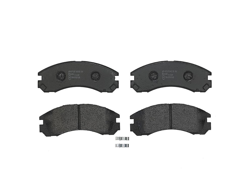 BREMBO Brake pad set PEUGEOT,CITROËN,MITSUBISHI P 61 089 7412AD723,7412D723,425387 425388,425430,MN116923,MR569597,MZ690019,MZ690349,1620368480,425387