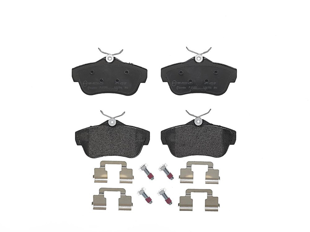 BREMBO Brake pad set FIAT,PEUGEOT,TOYOTA P 61 095 1611839580,1617280980,1673601480 167360180,425367,425368,425497,77364513,9467549087,1617280980