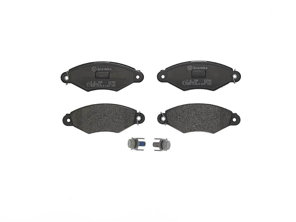BREMBO Brake pad set RENAULT,FIAT,PEUGEOT P 61 098 09938205,172082,425047 425058,425105,425169,425191,425192,425204,425205,425319,4254A5,95623223