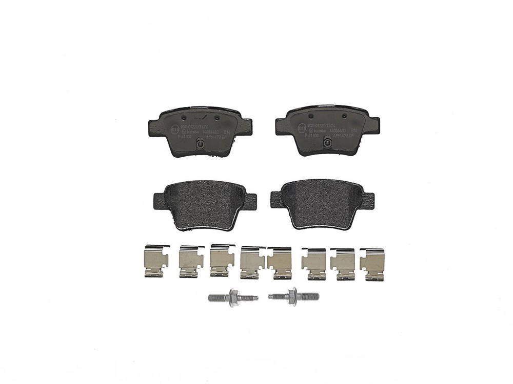 BREMBO Brake pad set PEUGEOT P 61 100 4586004,1019993400,1059315100 425340,425401,425419,425440,E172270,4586004,SX635021,425340,425401,425419,425440