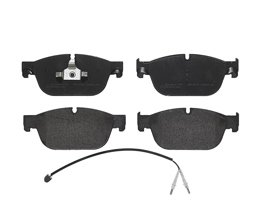 BREMBO Brake pad set PRIME LINE incl. wear warning contact P 61 107 Brake pads,Brake pad set, disc brake PEUGEOT,CITROËN,508 SW I (8E_)
