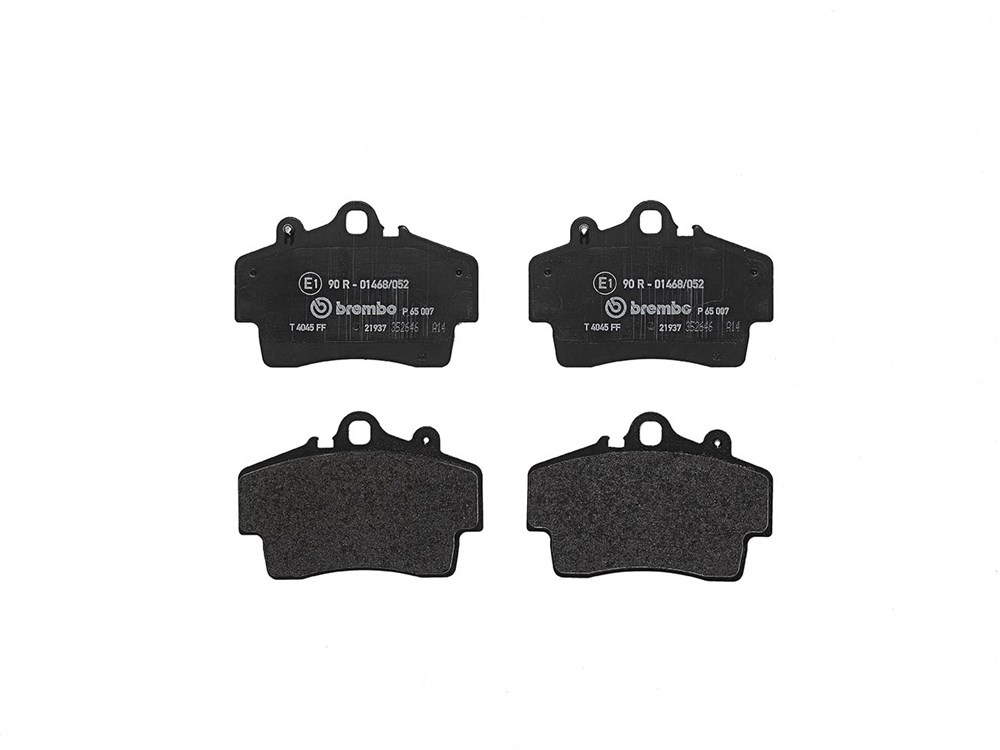BREMBO Brake pad set PRIME LINE prepared for wear indicator P 65 007 Brake pads,Brake pad set, disc brake PORSCHE,BOXSTER (986),BOXSTER (987)