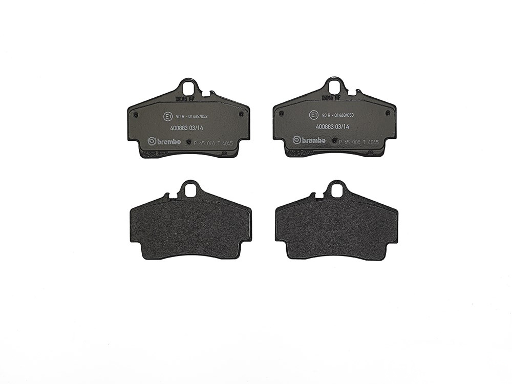 BREMBO Brake pad set PRIME LINE prepared for wear indicator P 65 008 Brake pads,Brake pad set, disc brake PORSCHE,BOXSTER (986),911 (997),911 (996)