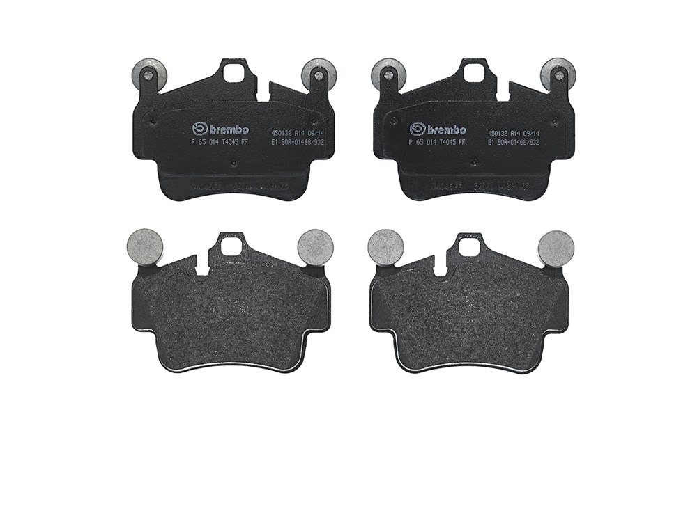 BREMBO Brake pad set PRIME LINE prepared for wear indicator P 65 014 Brake pads,Brake pad set, disc brake PORSCHE,911 (997),BOXSTER (987),CAYMAN (987)