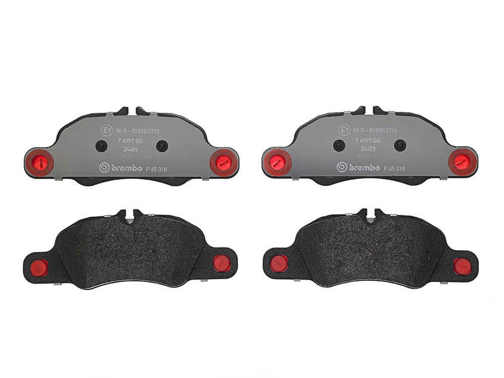 BREMBO Brake pad set PRIME LINE prepared for wear indicator P 65 018 Brake pads,Brake pad set, disc brake PORSCHE,911 (997),911 Cabriolet (997)