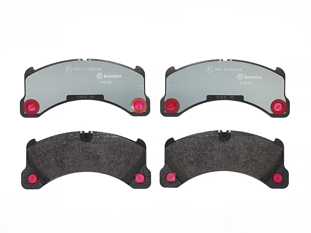 BREMBO Brake pad set PRIME LINE prepared for wear indicator P 65 026 Brake pads,Brake pad set, disc brake PORSCHE,Cayenne (92A)
