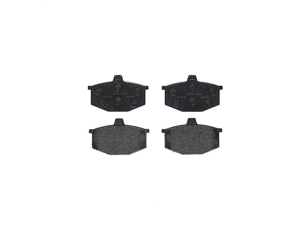 BREMBO Brake pad set PRIME LINE excl. wear warning contact P 68 005 Brake pads,Brake pad set, disc brake RENAULT,4 (112_),5 (122_)