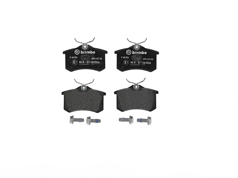 BREMBO Brake pad set OPEL,RENAULT,CITROËN P 68 024 3649110,1631831780,1617190980 440600295R,440600364R,440600819R,440602466R,440603511R,440603530R