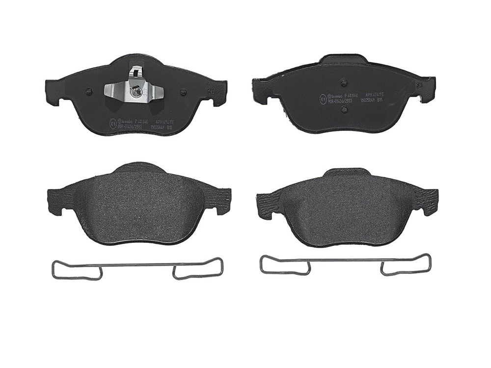 BREMBO Brake pad set PRIME LINE excl. wear warning contact P 68 040 Brake pads,Brake pad set, disc brake RENAULT,SCÉNIC II (JM0/1_)