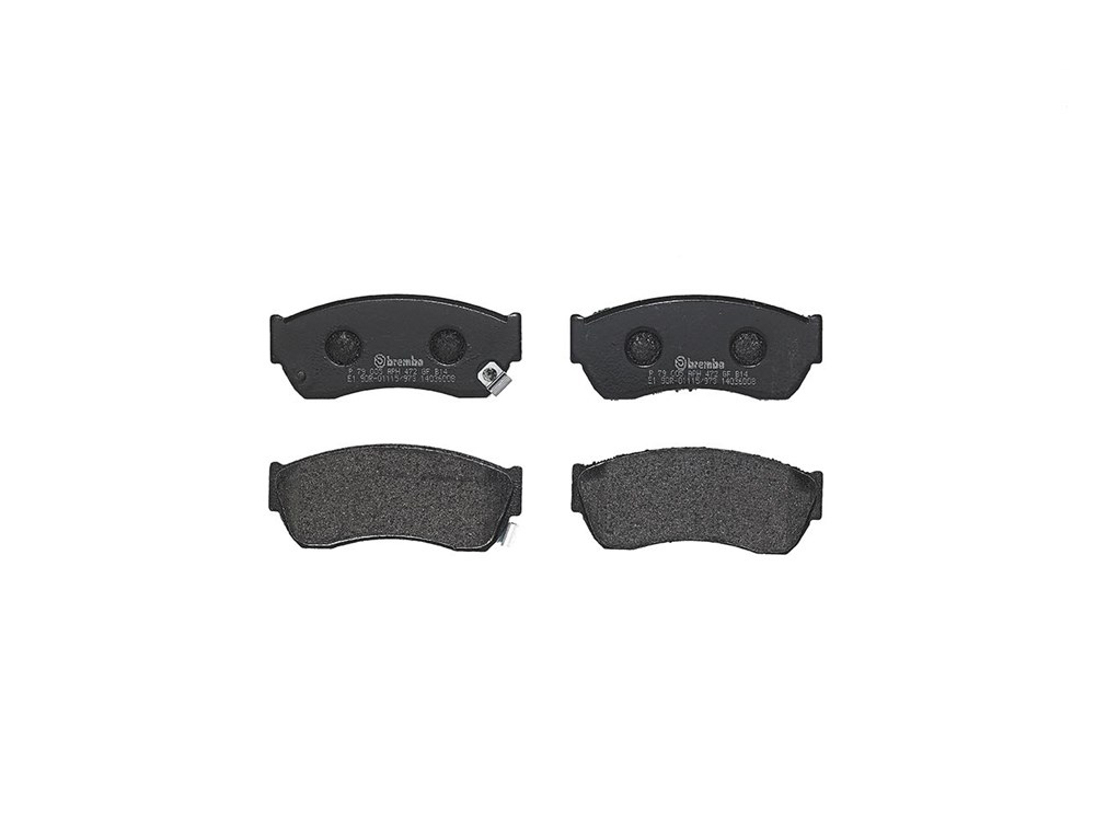 BREMBO Brake pad set SUZUKI,SUBARU,TATA (TELCO) P 79 005 7331D451,91171400,91173482 96063109,96065586,96065587,5520060B11,5520061880,552000000