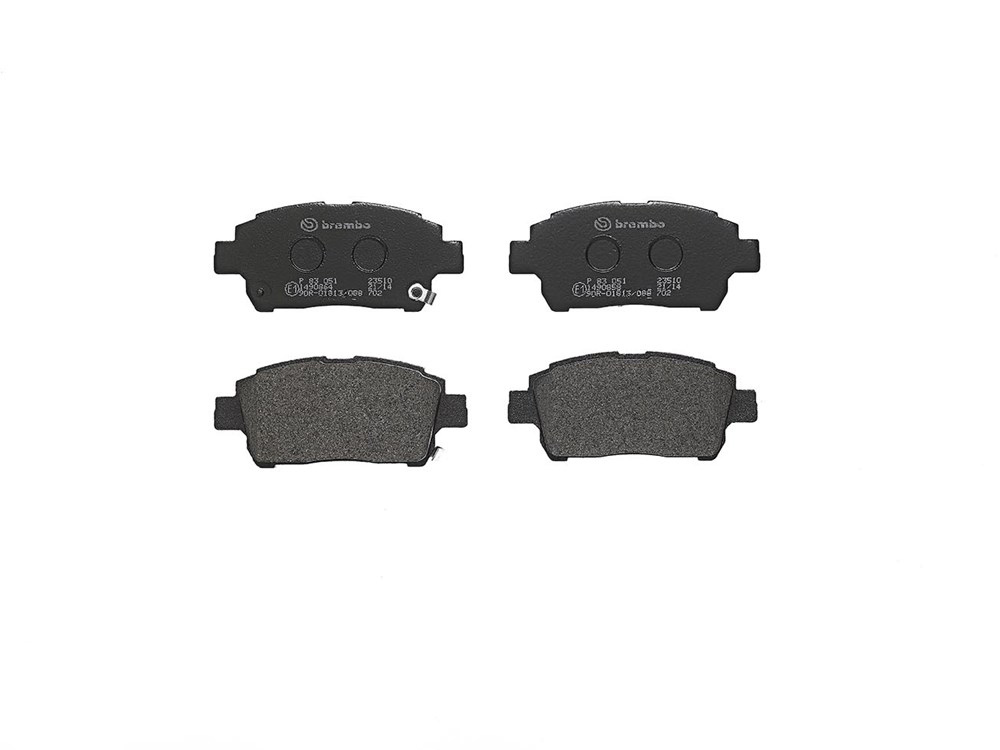 BREMBO Brake pad set TOYOTA,GEELY (GLEAGLE) P 83 051 7695D822,7695D990,7722D846 1031255900,1037509300,1080347600,E63501500,F33501001C2,69Q12411