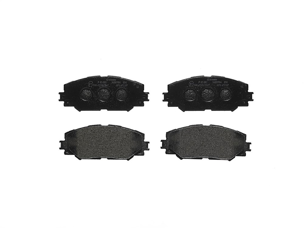BREMBO Brake pad set TOYOTA,SUBARU,LEXUS P 83 082 8330D1210,19184912,0446502220 0446502240,0446502310,0446502400,0446502410,044650D200,044650R010