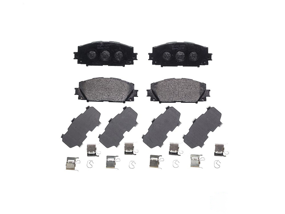 BREMBO Brake pad set PRIME LINE with acoustic wear warning P 83 141 Brake pads,Brake pad set, disc brake TOYOTA,DAIHATSU,Yaris Schrägheck (_P9_)