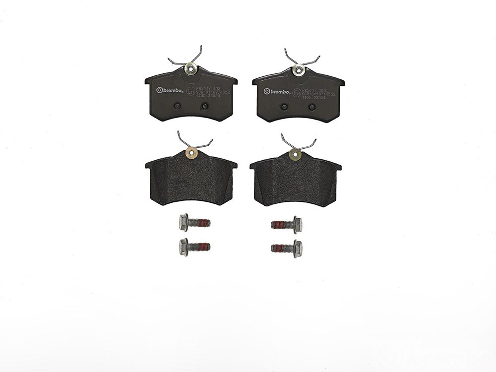 BREMBO Brake pad set VW,AUDI,RENAULT P 85 017 161698451D,191615415A,191615415D 191698451,191698451A,191698451B,191698451C,191698451D,1E0698451A,425056