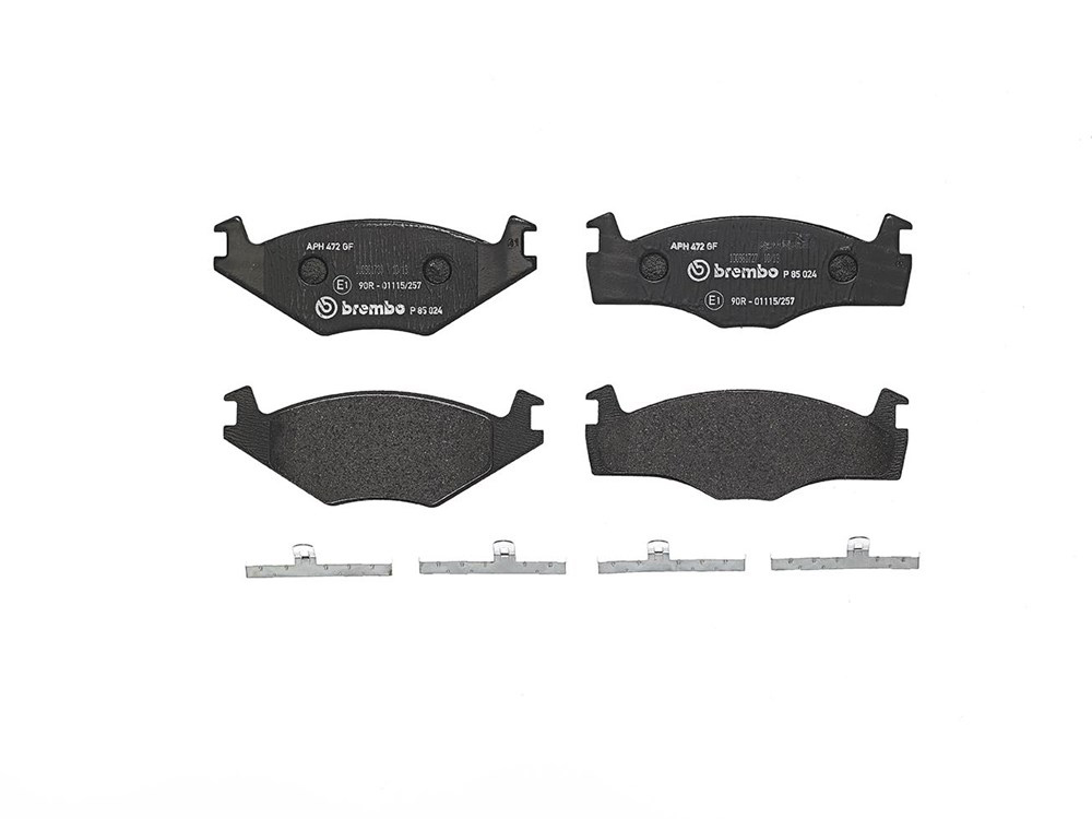 BREMBO Brake pad set PRIME LINE excl. wear warning contact P 85 024 Brake pads,Brake pad set, disc brake VW,SEAT,Polo Schrägheck (6N1)