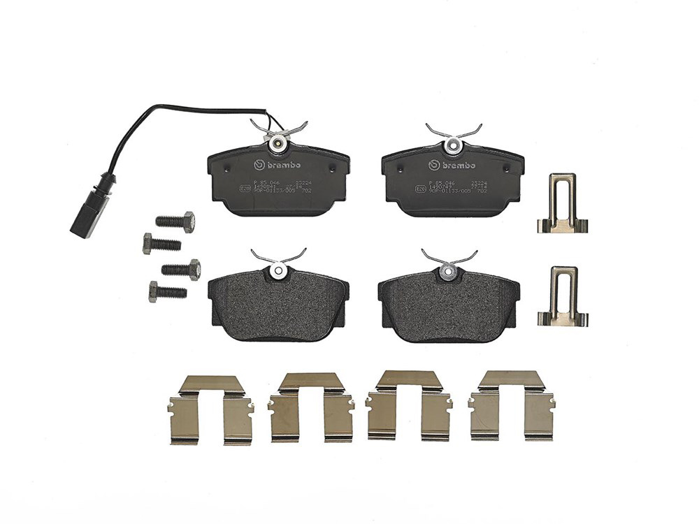 BREMBO Brake pad set VW P 85 046 701698451,701698451C,7D0698451 7D0698451A,7D0698451C,7D0698451D,7D0698451E,7D0698451G,7D0698451J,7532D652,7681D808