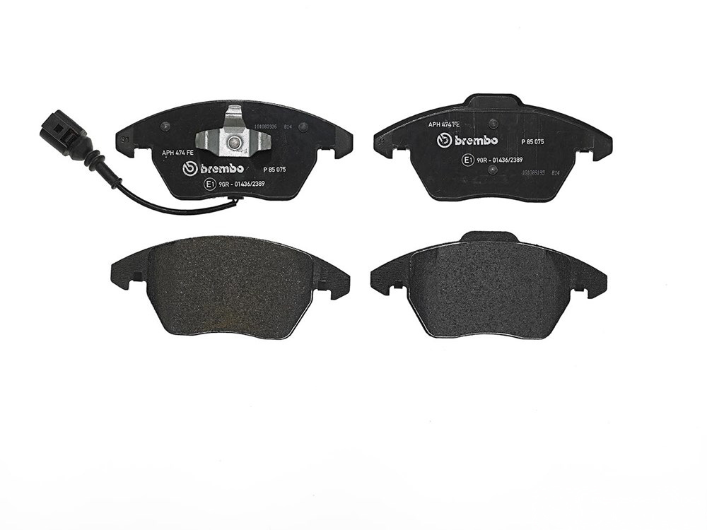 BREMBO Brake pad set VW,AUDI,SKODA P 85 075 1K0698151,1K0698151C,1K0698151E 3C0698151,3C0698151B,3C0698151K,5K0698151,8J0698151,JZW698151B,L1K0698151E