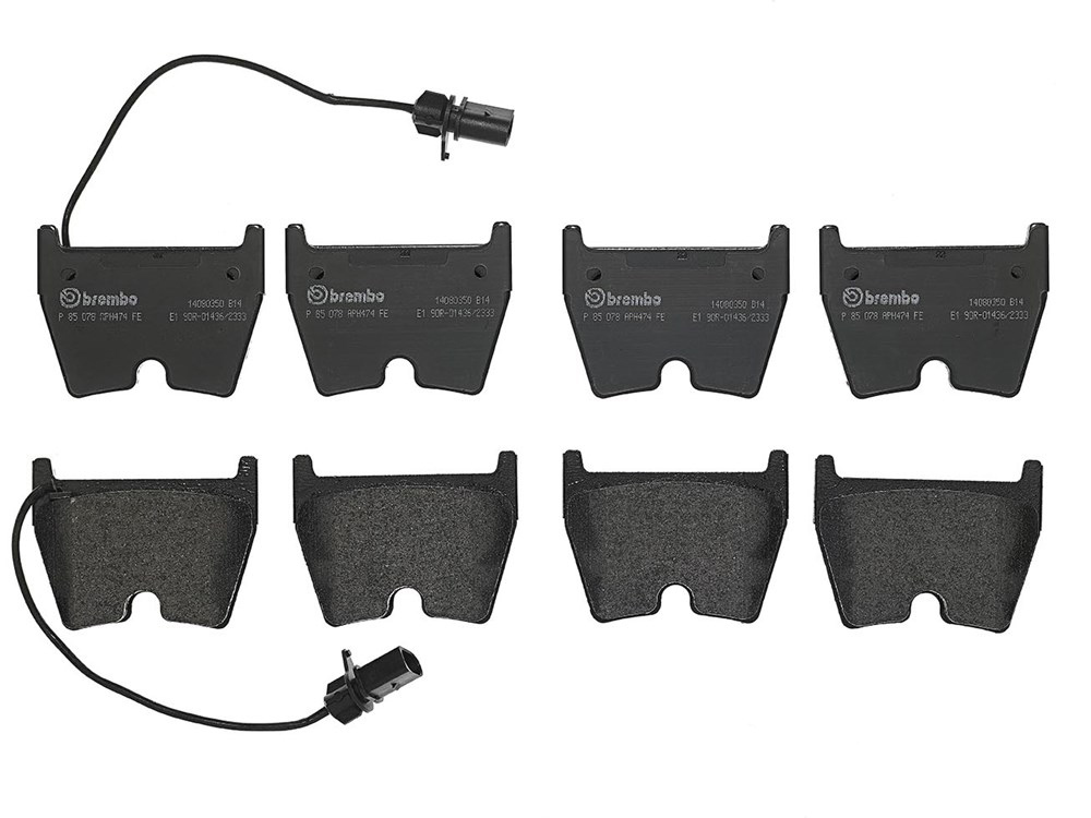BREMBO Brake pad set VW,AUDI,LAMBORGHINI P 85 078 3D0698151A,420698151E,420698151G 4B3698151A,4B3698151KJ,8E0698151H,8E0698151P,8T0698151B,8T0698151D
