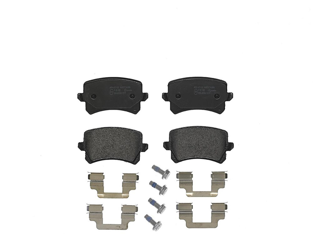 BREMBO Brake pad set PRIME LINE excl. wear warning contact P 85 108 Brake pads,Brake pad set, disc brake VW,Passat Variant (3C5),Passat Variant (365)