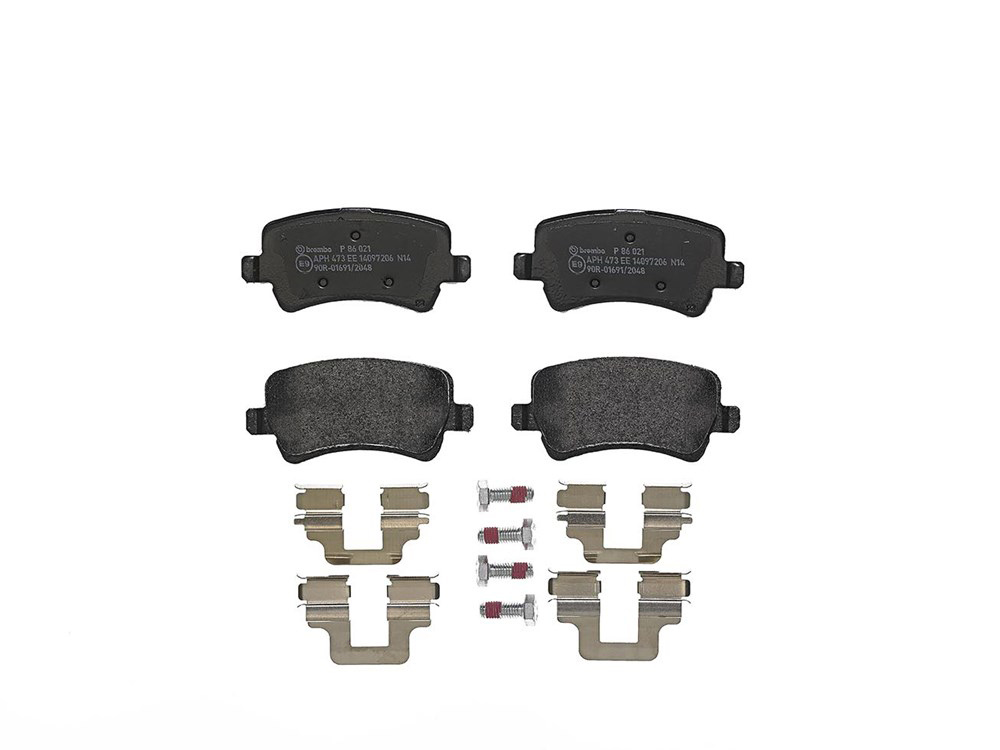 BREMBO Brake pad set VOLVO,LAND ROVER P 86 021 8422D1307,LR027129,LR043714 30671574,306715740,306715750,30742491,30794554,313174830,31408670,314086700
