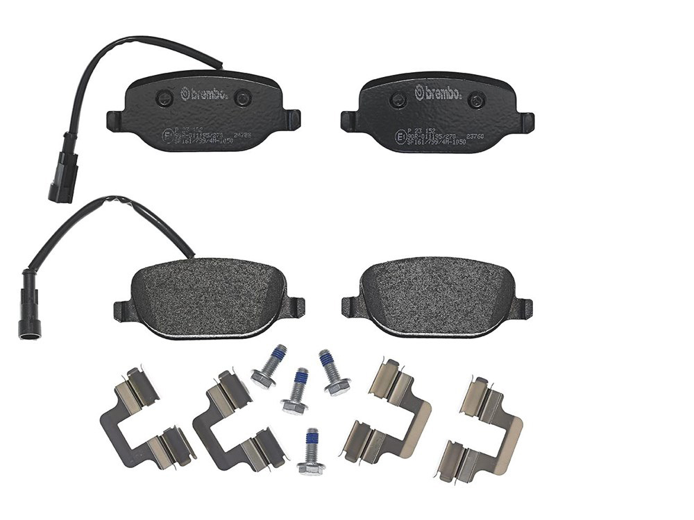 BREMBO Brake pad set PRIME LINE incl. wear warning contact P 23 152 Brake pads,Brake pad set, disc brake ALFA ROMEO,GIULIETTA (940)