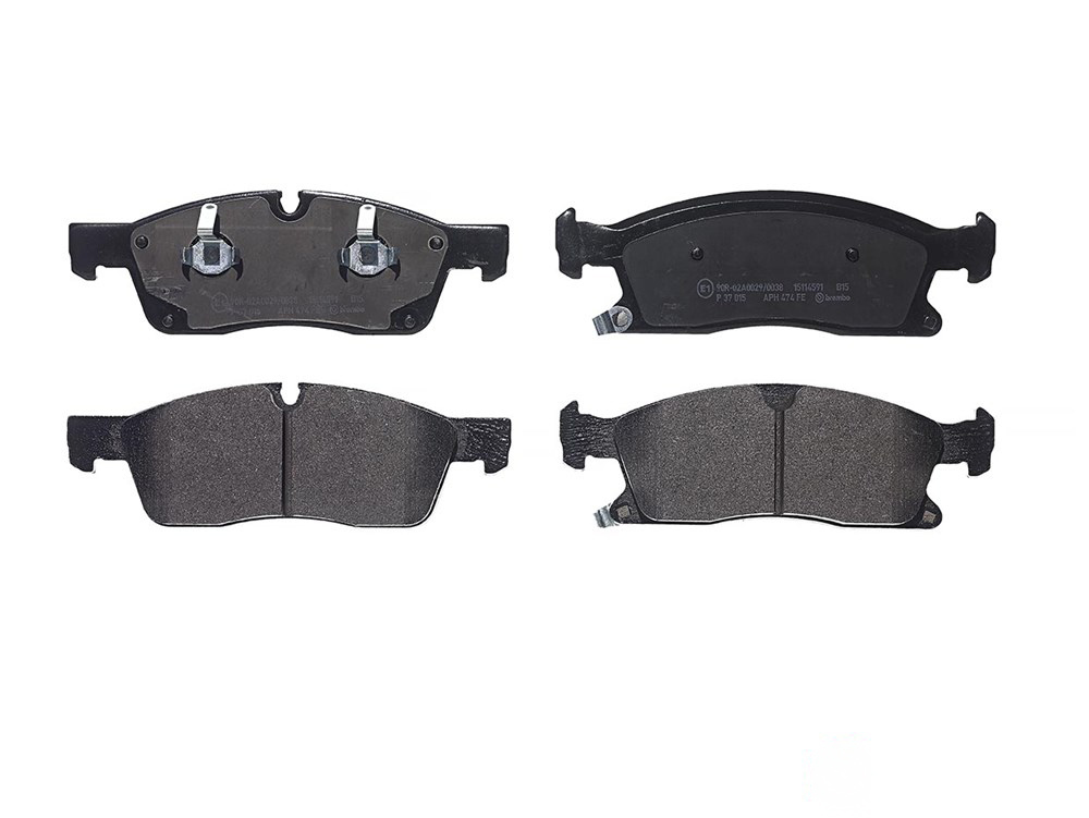 BREMBO Brake pad set PRIME LINE with acoustic wear warning P 37 015 Brake pads,Brake pad set, disc brake JEEP,DODGE,GRAND CHEROKEE IV (WK, WK2)