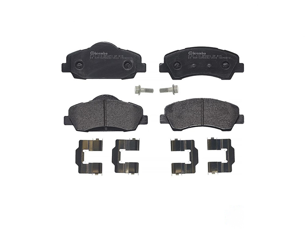 BREMBO Brake pad set PRIME LINE excl. wear warning contact P 61 113 Brake pads,Brake pad set, disc brake PEUGEOT,CITROËN,308 SW I (4E_, 4H_),308 SW II