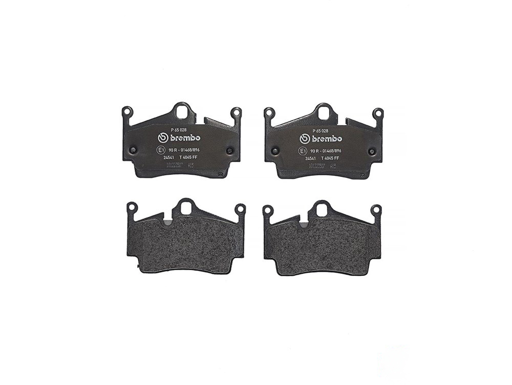 BREMBO Brake pad set PRIME LINE prepared for wear indicator P 65 028 Brake pads,Brake pad set, disc brake PORSCHE,BOXSTER (987),CAYMAN (987)