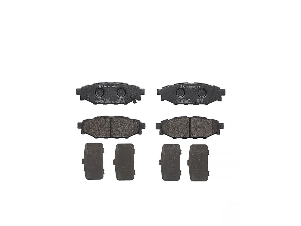 BREMBO Brake pad set PRIME LINE with acoustic wear warning P 78 020 Brake pads,Brake pad set, disc brake TOYOTA,SUBARU,GT 86 Coupe (ZN6_)