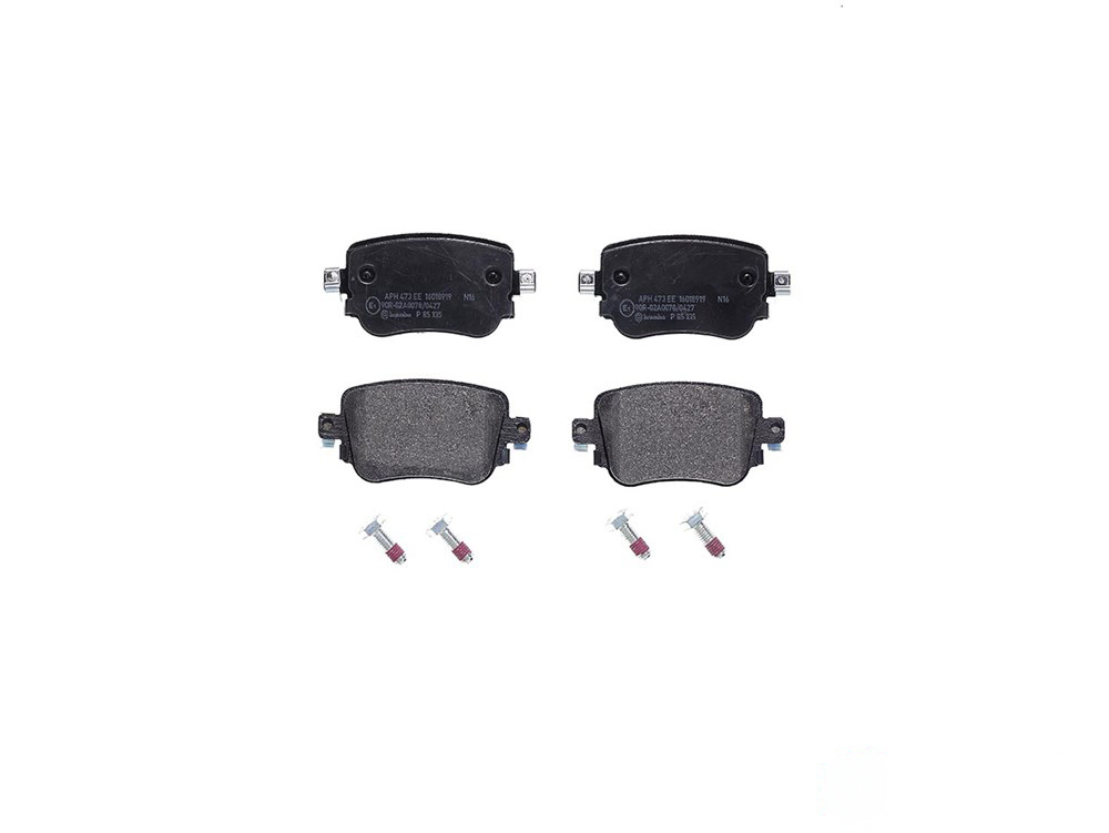 BREMBO Brake pad set VW,AUDI,SKODA P 85 135 2K5698451A,2K5698451B,2Q0698451D 5Q0698451B,5Q0698451F,L5QD698451B,2K5698451A,2K5698451B,5Q0698451B