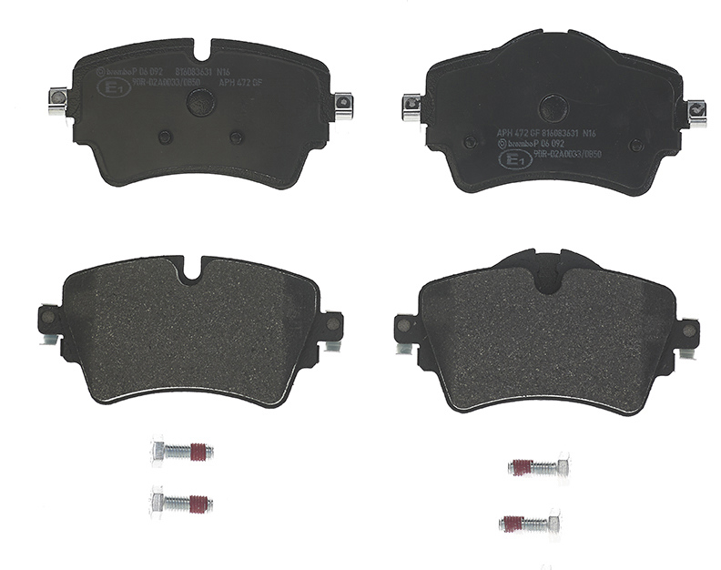 BREMBO Brake pad set PRIME LINE prepared for wear indicator P 06 092 Brake pads,Brake pad set, disc brake BMW,MINI,2 Gran Tourer (F46),X1 (F48)