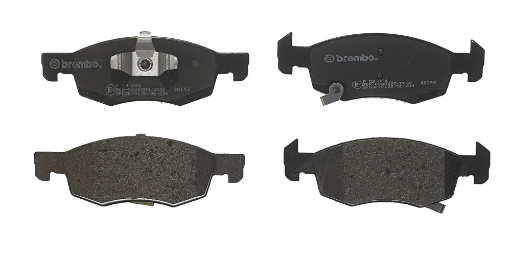 BREMBO Brake pad set PRIME LINE with acoustic wear warning P 59 084 Brake pads,Brake pad set, disc brake OPEL,VAUXHALL,Corsa E Schrägheck (X15)