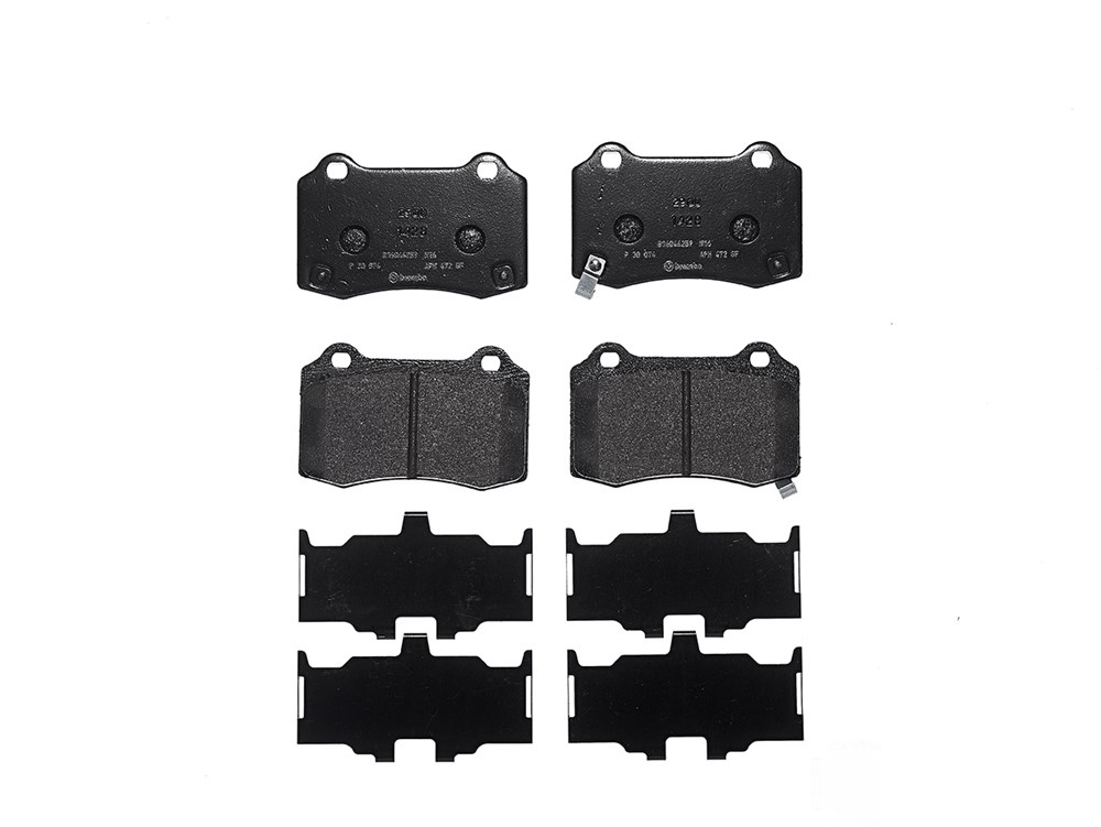 BREMBO Brake pad set HYUNDAI,JEEP,TESLA P 30 074 583022MA10,68144432AA,K68144432AA 105506800B,105919800A,106833100A,106833100B,106833100C,600645300A