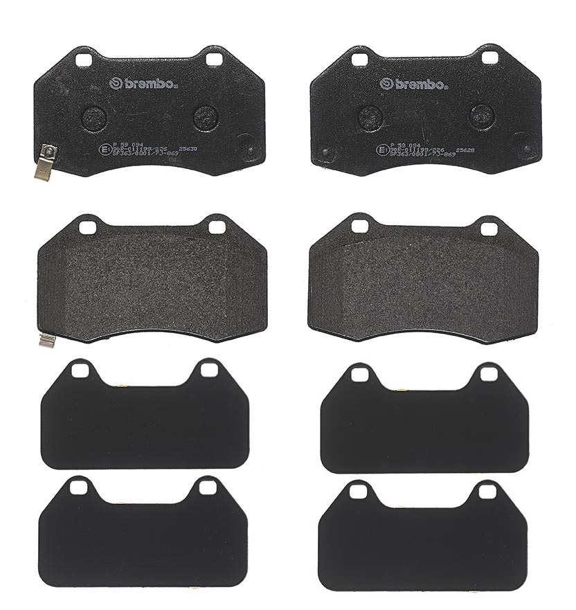 BREMBO Brake pad set PRIME LINE with acoustic wear warning P 59 094 Brake pads,Brake pad set, disc brake OPEL,VAUXHALL,Corsa D Schrägheck (S07)