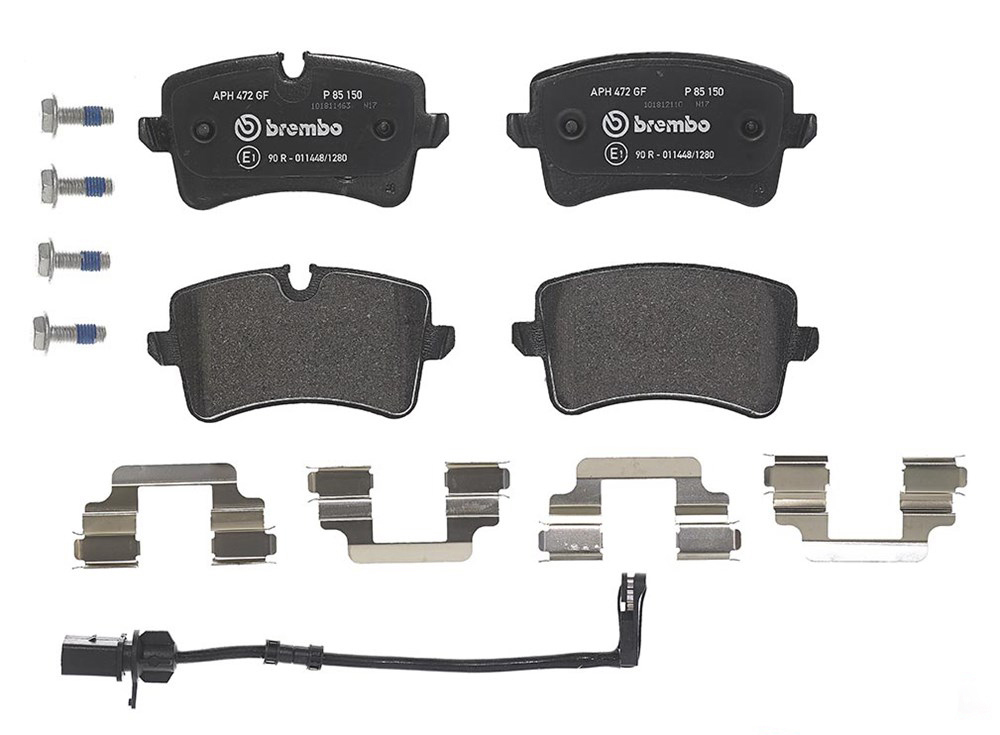 BREMBO Brake pad set AUDI,PORSCHE P 85 150 4G0698451A,4G0698451J,4GD698451A 95B698451E,9A769845100,PAB698451,4G0698451A,4G0698451J,4G0698451A
