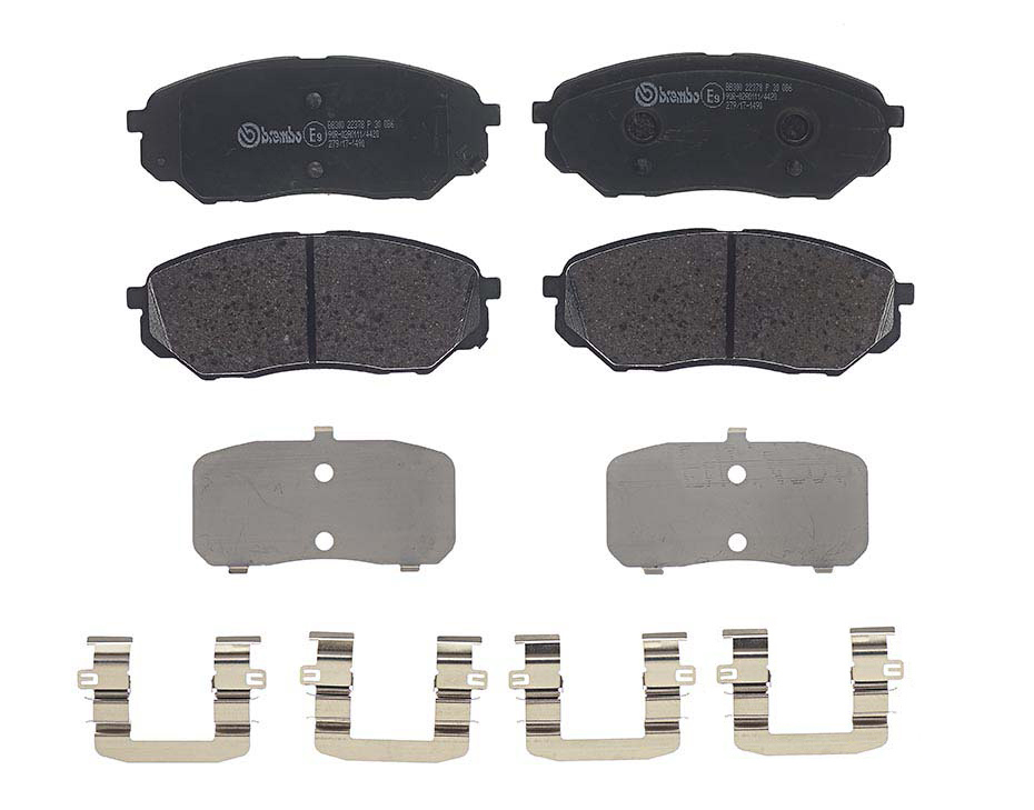 BREMBO Brake pad set PRIME LINE with acoustic wear warning P 30 086 Brake pads,Brake pad set, disc brake HYUNDAI,KIA,Santa Fé IV (TM)