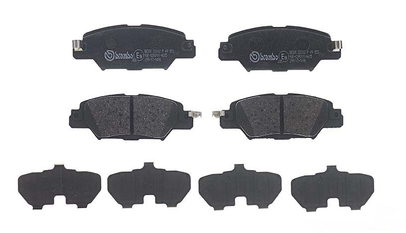 BREMBO Brake pad set PRIME LINE with acoustic wear warning P 49 053 Brake pads,Brake pad set, disc brake MAZDA,CX-5 (KE, GH),CX-5 (KF),MX-5 IV (ND)
