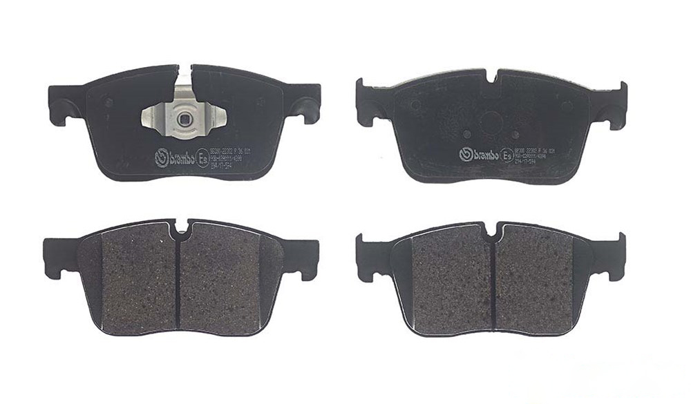 BREMBO Brake pad set PRIME LINE prepared for wear indicator P 36 031 Brake pads,Brake pad set, disc brake LAND ROVER,JAGUAR,Range Rover Velar (L560)