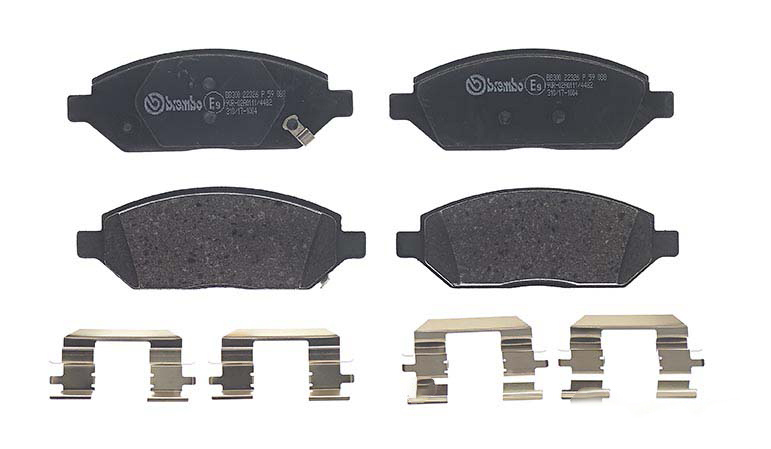 BREMBO Brake pad set PRIME LINE with acoustic wear warning P 59 088 Brake pads,Brake pad set, disc brake OPEL,VAUXHALL,Karl (C16),Viva (C16)