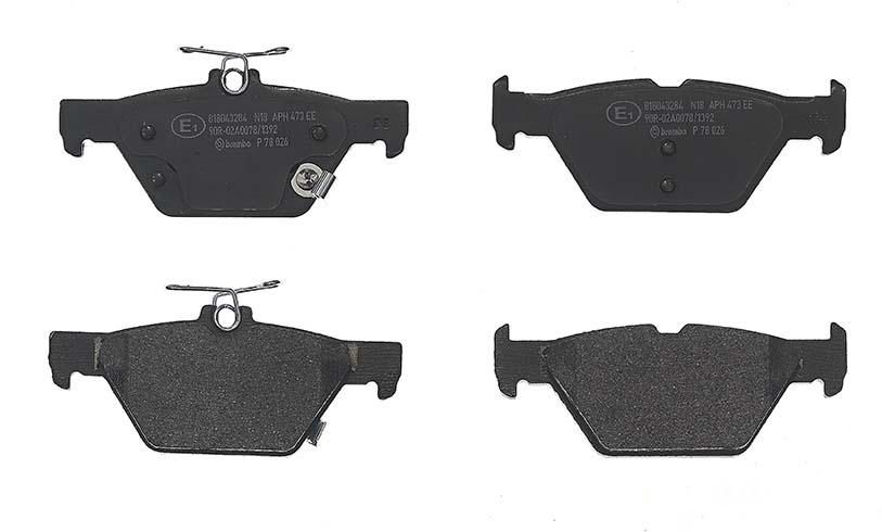 BREMBO Brake pad set PRIME LINE with acoustic wear warning P 78 026 Brake pads,Brake pad set, disc brake SUBARU,Outback (BR),XV (GT),OUTBACK (BS)