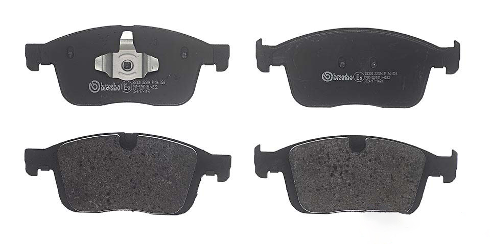 BREMBO Brake pad set PRIME LINE prepared for wear indicator P 86 026 Brake pads,Brake pad set, disc brake VOLVO,XC60 (156)