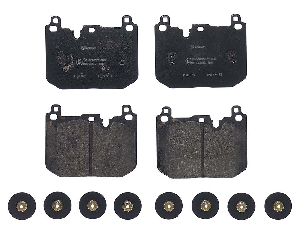 BREMBO Brake pad set PRIME LINE prepared for wear indicator P 06 097 Brake pads,Brake pad set, disc brake BMW,MINI,2 Gran Coupe (F44),Schrägheck (F56)