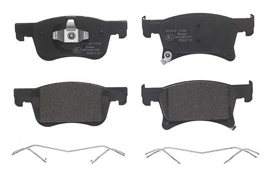 BREMBO Brake pad set PRIME LINE with acoustic wear warning P 59 083 Brake pads,Brake pad set, disc brake OPEL,VAUXHALL,Corsa E Schrägheck (X15)